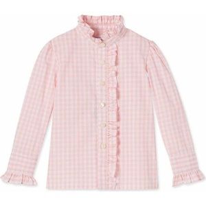 Pink gingham button down